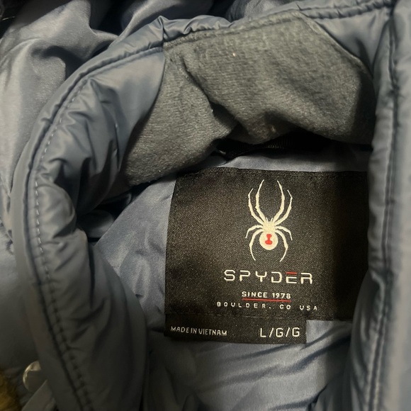 Spyder Boundless Faux Fur Long Puffer Coat Women’s Size Large - Picture 3 of 7